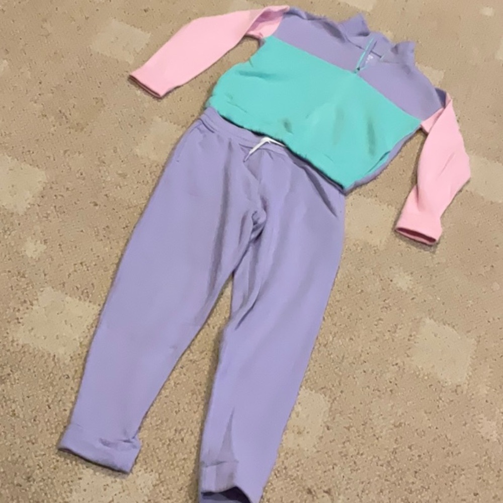 Tek Gear Girls Fleece Outfit Size XL 14/16